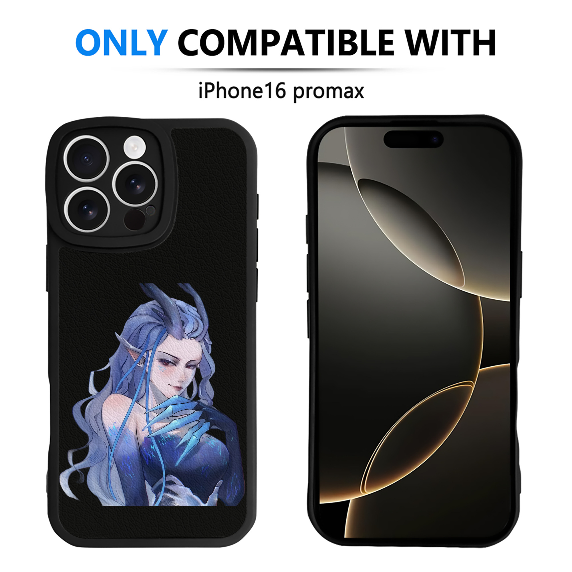 （画像用） Ne Zha 2 ナタ 魔童の大暴れ 【iPhone 16シリーズ対応】シリコンスマホケース（レザー調） 材質：シリコン